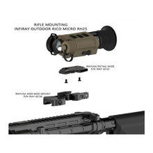 Load image into Gallery viewer, iRayUSA AC52 RICO MICRO PICTAIL Helmet/Weapon Shoe Mount