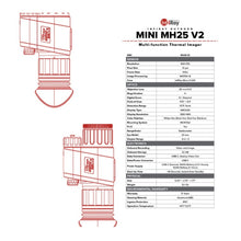 Load image into Gallery viewer, InfiRay Outdoor MINI MH25 V2 640 Resolution 25mm Thermal Monocular
