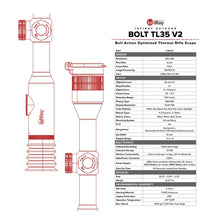 Load image into Gallery viewer, InfiRay Outdoor BOLT TL35 V2 384 Resolution Thermal Riflescope
